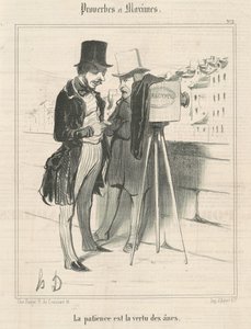 Tålmodighet er eslers dyd av Honoré Daumier