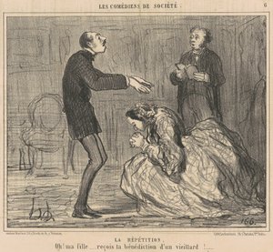 Gjentakelse av Honoré Daumier