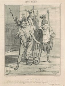 Dagen før Thermopylae av Honoré Daumier