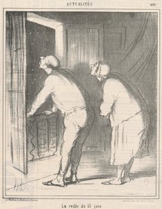 Dagen før 13. juni av Honoré Daumier