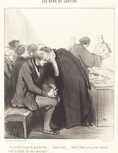 La oss si litt dårlig om deg... av Honoré Daumier