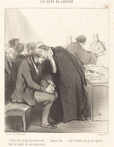 La oss si litt dårlig om deg... av Honoré Daumier