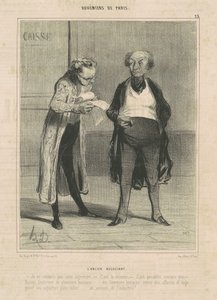 Den gamle handelsmannen av Honoré Daumier