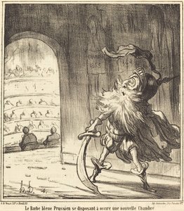 Det prøyssiske blåskjegg... av Honoré Daumier