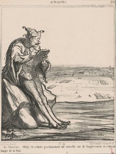 Le Charivari, tvunget til å gjøre om...et nytt syn av Honoré Daumier