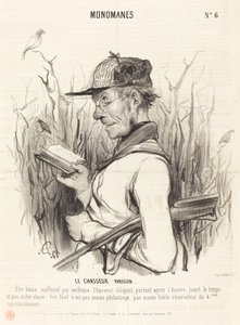 Den parisiske jegeren av Honoré Daumier