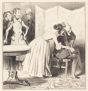 Chevalier des Adrets er elskeren... av Honoré Daumier