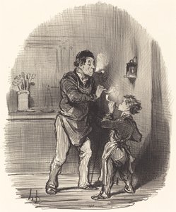 Filosofen Chiffonnier av Honoré Daumier