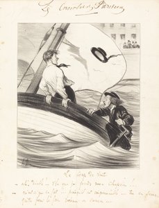 Vindkastet av Honoré Daumier
