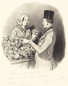 Dagen da du må være galant av Honoré Daumier
