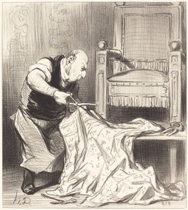Den nye kronopetseren... av Honoré Daumier