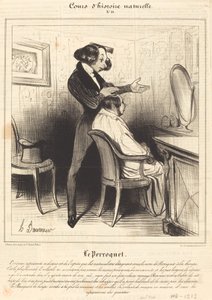 Papegøyen av Honoré Daumier
