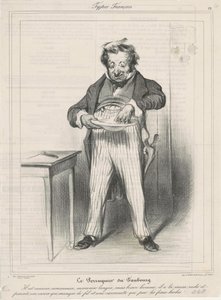Parykkmakeren fra Faubourg av Honoré Daumier