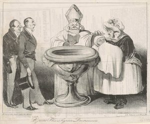Le Petit Thiers, døpt doktrinær av Honoré Daumier