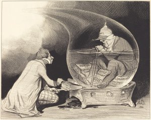 Foryngelsen av det konstitusjonelle av Honoré Daumier