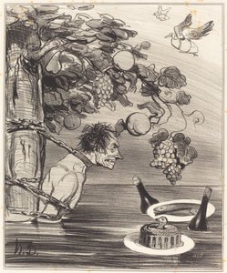 Tantalus pine av Honoré Daumier