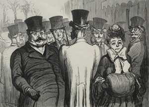 Boulevarden til italienerne. av Honoré Daumier