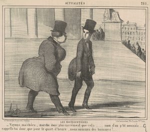 Aksjemeglerne... La oss se, min kjære... av Honoré Daumier