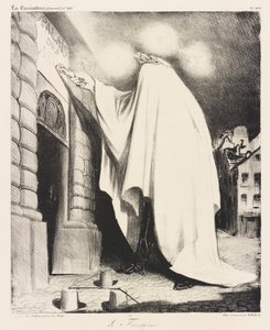Le fant?me (The Phantom) av Honoré Daumier