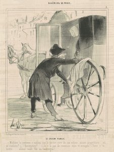 Le brudgom offentlig av Honoré Daumier