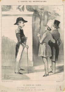 Tuileriehagen av Honoré Daumier