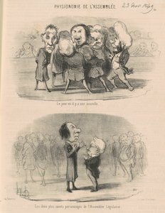 Den dagen det er nyheter av Honoré Daumier