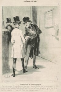 Motmerkehandleren av Honoré Daumier