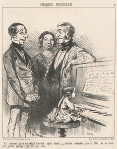 Stykket vi må svelge... av Honoré Daumier
