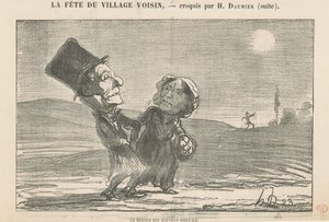 Returen er ofte vanskelig av Honoré Daumier