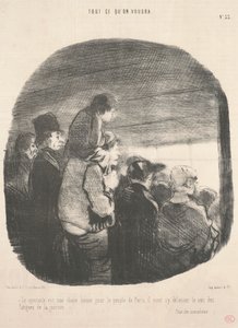 Opptoget er en god ting for folket i Paris... av Honoré Daumier