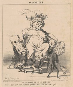 Lovens triumf av 31. mai av Honoré Daumier