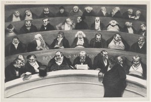 Den lovgivende magen av Honoré Daumier