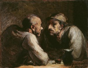 De to drikkerne av Honoré Daumier