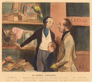 Velvillige tidsskrifter av Honoré Daumier