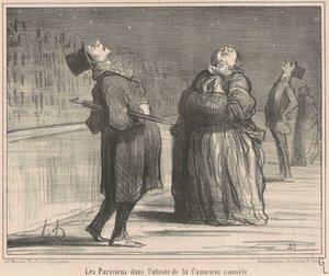 Parisere venter på... av Honoré Daumier