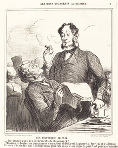 Kaffepolitikk av Honoré Daumier