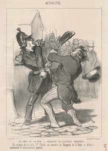 Fredens venner... av Honoré Daumier