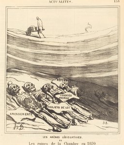 Lovgivende arenaer av Honoré Daumier
