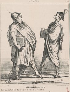 Moderne tegn... av Honoré Daumier
