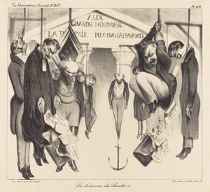 Pantheonets utmerkelser av Honoré Daumier