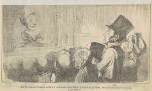 Menneskene i det snille samfunnet som ... av Honoré Daumier