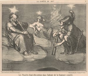 Planetene som er seg selv i... av Honoré Daumier