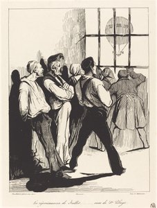 juli-feiring ... utsikt fra Ste. Pelagia av Honoré Daumier