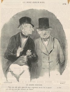 De irriterende forførerne av Honoré Daumier