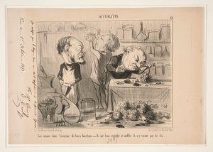 De lærde i av Honoré Daumier