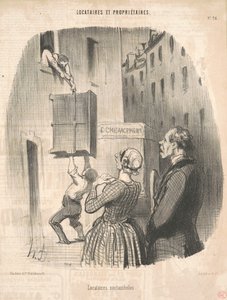 Natteravle leietakere av Honoré Daumier
