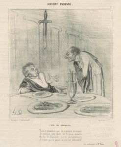 Damoklessverdet av Honoré Daumier