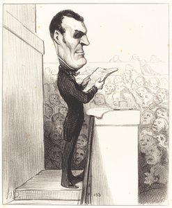 M.L.P.F. Esquirou de Parieu av Honoré Daumier