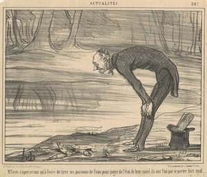 M. Coste, innser det ved å skyte av Honoré Daumier