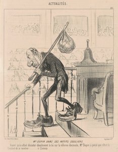 Mr. Dupin i sine små sko av Honoré Daumier